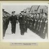 Admiral Swirski, Polish Navy Chief reviewing Polish sailors.