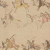 Native American muslin painting