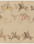 Native American muslin painting