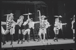 Twiggy and dancers in the stage production My One and Only