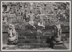 La Meri and Ram Gopal dancing on Kalasan Temple stairs