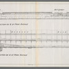 Longitudinal section of [?] on Park Aveue