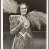 Unidentified showgirl in the stage production Jumbo