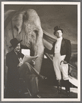 Jimmy Durante, Rosie the elephant and Arthur Sinclair in the stage production Jumbo