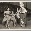 Gloria Grafton, Sybil Elaine and A. Robins [clown] in the stage production Jumbo