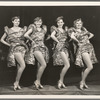 Unidentified showgirls in the stage production Jumbo
