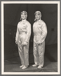 Unidentified performers [in aviator outfits] in the stage production Jumbo
