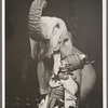 Jimmy Durante and Rosie the elephant in the stage production Jumbo