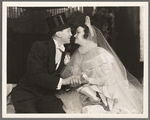 Gloria Grafton and Donald Novis [in wedding attire] in the stage production Jumbo