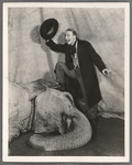 Jimmy Durante and Rosie the elephant in the stage production Jumbo