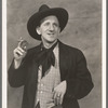 Jimmy Durante (holding cigar) in the stage production Jumbo