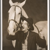 Jimmy Durante holding cigar and horse) in the stage production Jumbo