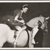 Gloria Grafton [on horse] and Donald Novis in the stage production Jumbo