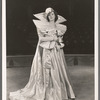 Unidentified showgirl in the stage production Jumbo