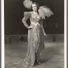 Unidentified showgirl in the stage production Jumbo