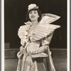 Unidentified showgirl in the stage production Jumbo