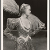 Unidentified showgirl in the stage production Jumbo
