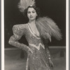 Unidentified showgirl in the stage production Jumbo