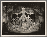 Giant spangled clown designed by Raoul Pene du Bois [executed by Remo Bufano] in the stage production Jumbo