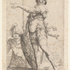 Soldier Holding a Shield with the Head of Medusa