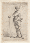 Soldier, Standing, Holding a Pike with Both Hands