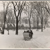 View down main street, Lancaster, New Hampshire