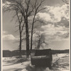 Truck loaded with blocks of river ice, Coos County, New Hampshire