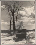 Truck loaded with blocks of river ice, Coos County, New Hampshire