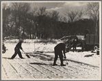 Cutting ice on the Ottaquetchee [Ottauquechee] River, Coos County, New Hampshire