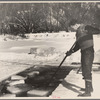 Cutting ice on the Ottaquetchee [Ottauquechee] River, Coos County, New Hampshire