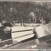 Cutting ice on the Ottaquetchee [Ottauquechee] River, Coos County, New Hampshire