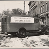One of a fleet of trucks owned by United Cooperative Society, Fitchburg, Massachusetts