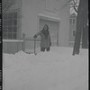 Unidentified person in the snow