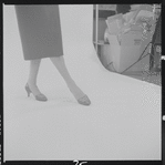 Woman modeling Pappagallo shoes
