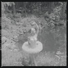 Tanaquil Le Clercq outdoors in costume for "Swan Lake"