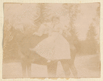 Loie Fuller and Gabrielle Bloch on horse