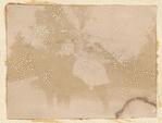 Loie Fuller and Gabrielle Bloch on horse