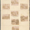 Eight images of Loie Fuller with friends including Gabrielle Bloch