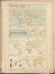 Chart of the world exhibiting its chief pysical features; Ethnographical chart of the world shewing the distribution and varieties of the human race