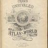 Cram's unrivaled atlas of the world, indexed