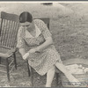 Demonstrating process of canning corn at community canning kitchen near Atkins, Arkansas