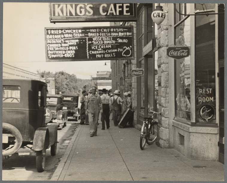 Digital Collections Street scene at Clarksville, Arkansas