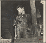 Sharecropper's son, Ozark Mountains, Arkansas