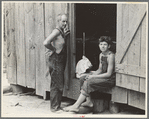 Rehabilitation client and son, Pike County, Mississippi