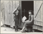 Rehabilitation client and son, Pike County, Mississippi