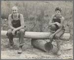 Rehabilitation client and son, Pike County, Mississippi