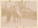 Eight images of Loie Fuller with friends including Gabrielle Bloch