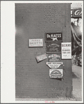 Signs at entrance to office building, Fargo, North Dakota