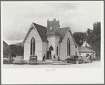 Going to church on Sunday morning, Hamilton, Montana