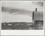 Sheepherder's wagon, Rosebud County, Montana